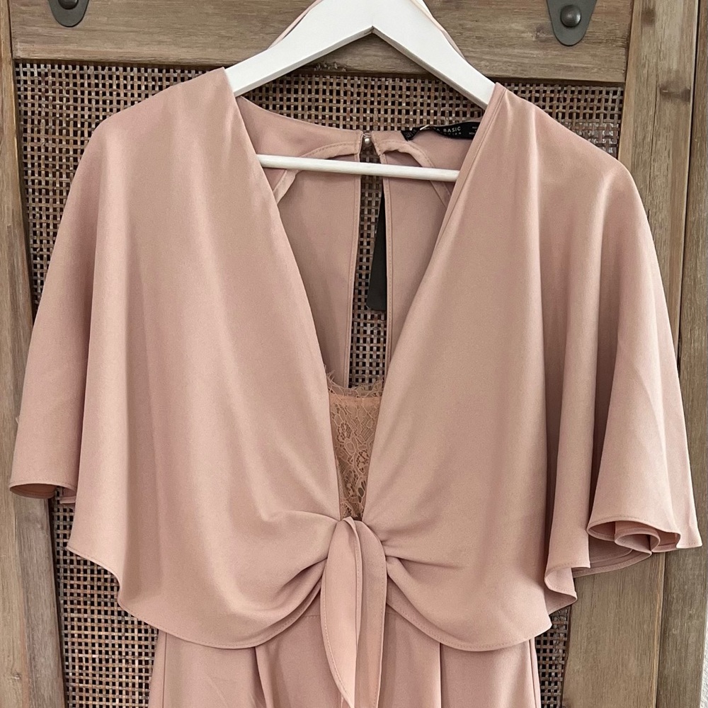 NEW Zara women Elegant Cape Pants Jumpsuit Size XS - Picture 3 of 5